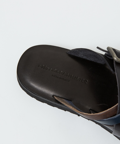 alfredoBANNISTER(アルフレッドバニスター)の「【定番】マルチクロス レザーサンダル(サンダル・メンズ・ネイビー/ブラック/ダークブラウン/レッド・41/43/40/42/39)」の11枚目の写真