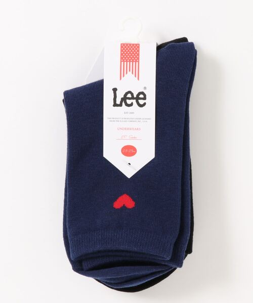Lee（リー）の「クオーター丈ハートソックス／23-25cm／レディース（ソックス/靴下・レディース・A・23-25cm）」の3枚目の写真