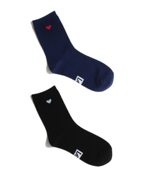 Lee（リー）の「クオーター丈ハートソックス／23-25cm／レディース（ソックス/靴下・レディース・A・23-25cm）」の4枚目の写真