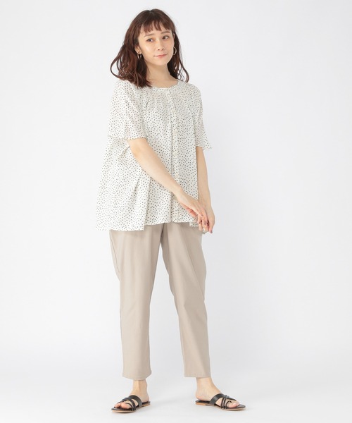 studio CLIP（スタディオクリップ）の「ハイストレッチスリムテーパードパンツ[プラスサイズあり]（その他パンツ・レディース・ブラック/ライトブルー/カーキ/ライトグレー・MEDIUM/XXX-LARGE/X-LARGE/SMALL/XX-LARGE/LARGE）」の20枚目の写真