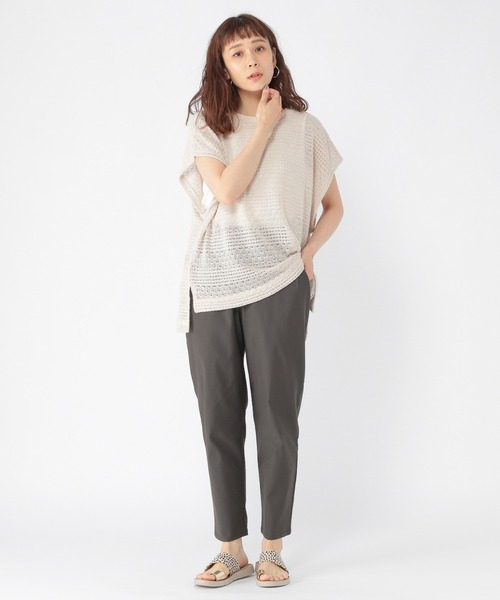 studio CLIP（スタディオクリップ）の「ハイストレッチスリムテーパードパンツ[プラスサイズあり]（その他パンツ・レディース・ブラック/ライトブルー/カーキ/ライトグレー・MEDIUM/XXX-LARGE/X-LARGE/SMALL/XX-LARGE/LARGE）」の14枚目の写真