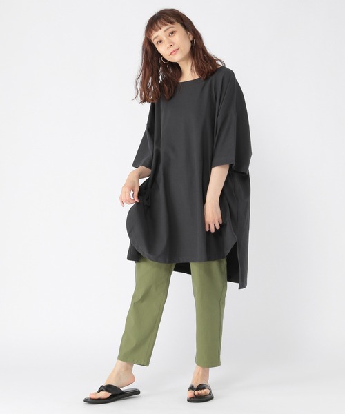 studio CLIP（スタディオクリップ）の「ハイストレッチスリムテーパードパンツ[プラスサイズあり]（その他パンツ・レディース・ブラック/ライトブルー/カーキ/ライトグレー・MEDIUM/XXX-LARGE/X-LARGE/SMALL/XX-LARGE/LARGE）」の5枚目の写真