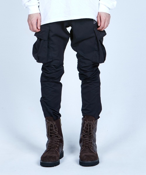 VIRGOwearworks（ヴァルゴウェアワークス）の「NEW GRAPING CARGO（カーゴパンツ・メンズ・チャコールグレー/ブラック・4/2/3）」の3枚目の写真