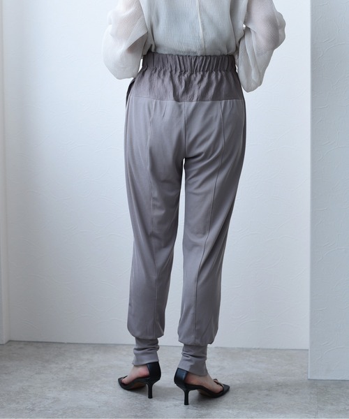 Eimee Law（エイミーロウ）の「サテン切替ジョグパンツ（その他パンツ