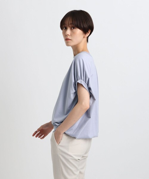INDIVI / インディヴィ クルーネックフォルムTシャツ INDIVI（インディヴィ）の「◇【洗える/日本製】ドルマン