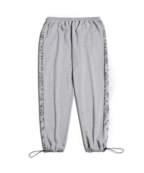 HOOK(フック)の「【HOOK】【新作】 サイドバンダナ切り替えスウェットパンツ(スウェットパンツ・メンズ・グレー/ブラック・M/XXL/L/XL)」の19枚目の写真