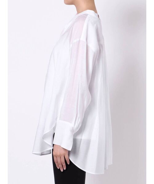 MERCURYDUO（マーキュリーデュオ）の「スタンドカラーバックシャンブラウス（シャツ/ブラウス・レディース・オフホワイト/ライトブルー/ラベンダー・FREE）」の13枚目の写真