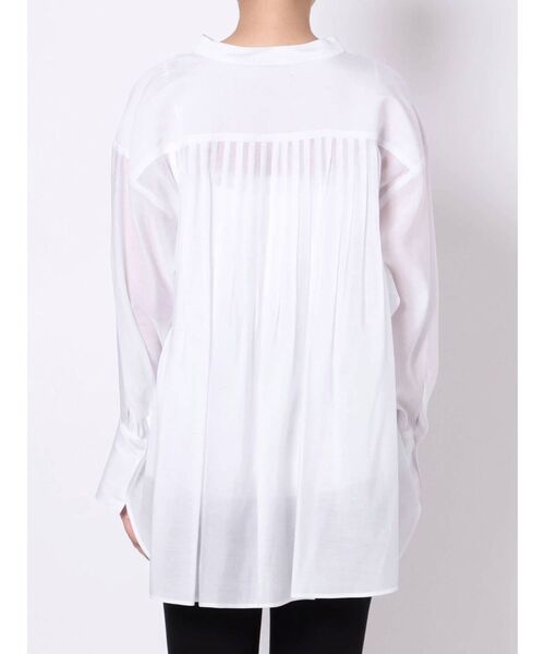 MERCURYDUO（マーキュリーデュオ）の「スタンドカラーバックシャンブラウス（シャツ/ブラウス・レディース・オフホワイト/ライトブルー/ラベンダー・FREE）」の12枚目の写真