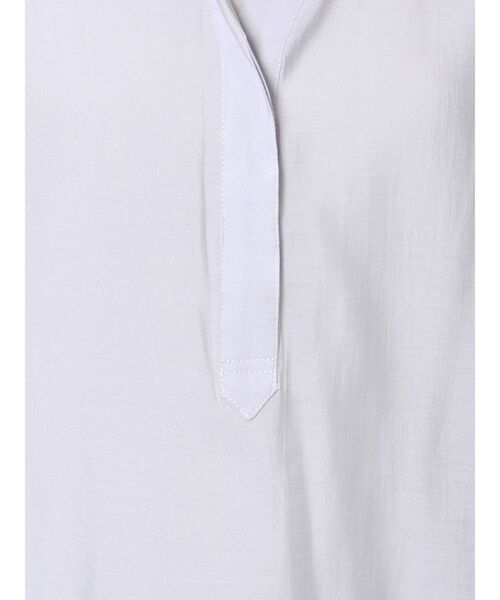 MERCURYDUO（マーキュリーデュオ）の「スタンドカラーバックシャンブラウス（シャツ/ブラウス・レディース・オフホワイト/ライトブルー/ラベンダー・FREE）」の16枚目の写真