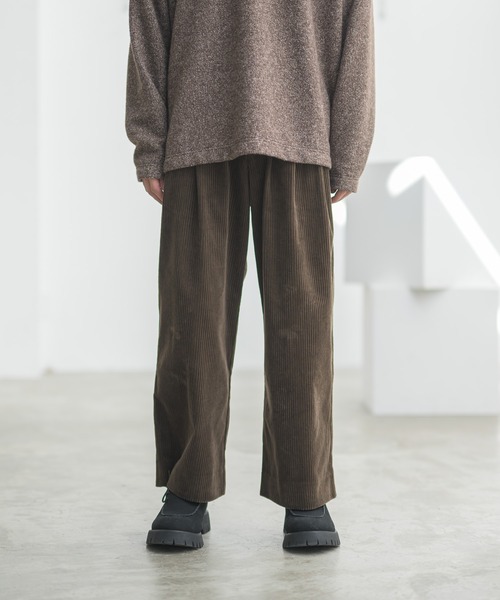 CASPER JOHN（キャスパージョン）の「コーデュロイワイドテーパードパンツ（その他パンツ・メンズ・ブラウン/ベージュ/ブラック・マルチサイズ）」の10枚目の写真