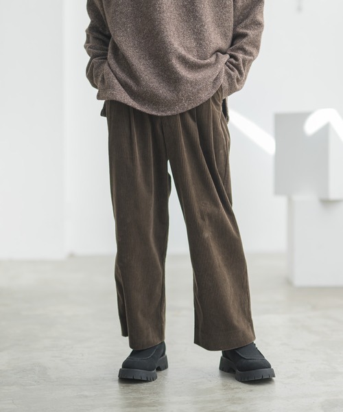 CASPER JOHN（キャスパージョン）の「コーデュロイワイドテーパードパンツ（その他パンツ・メンズ・ブラウン/ベージュ/ブラック・マルチサイズ）」の21枚目の写真