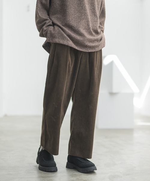 CASPER JOHN（キャスパージョン）の「コーデュロイワイドテーパードパンツ（その他パンツ・メンズ・ブラウン/ベージュ/ブラック・マルチサイズ）」の15枚目の写真