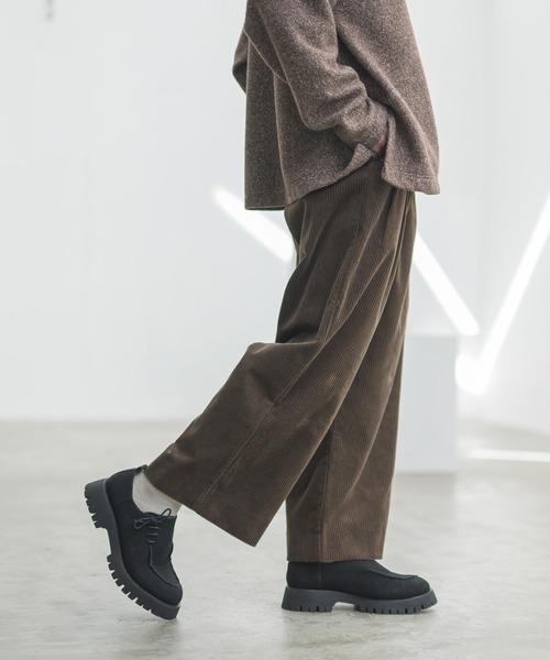 CASPER JOHN（キャスパージョン）の「コーデュロイワイドテーパードパンツ（その他パンツ・メンズ・ブラウン/ベージュ/ブラック・マルチサイズ）」の11枚目の写真