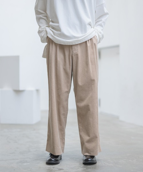 CASPER JOHN（キャスパージョン）の「コーデュロイワイドテーパードパンツ（その他パンツ・メンズ・ブラウン/ベージュ/ブラック・マルチサイズ）」の8枚目の写真