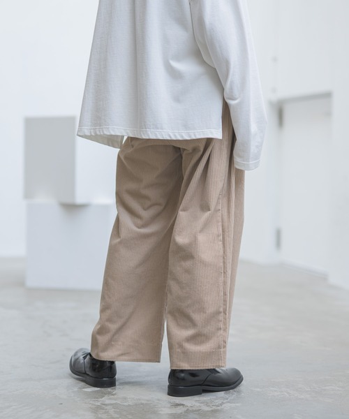 CASPER JOHN（キャスパージョン）の「コーデュロイワイドテーパードパンツ（その他パンツ・メンズ・ブラウン/ベージュ/ブラック・マルチサイズ）」の16枚目の写真