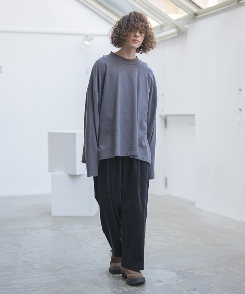 CASPER JOHN（キャスパージョン）の「コーデュロイワイドテーパードパンツ（その他パンツ・メンズ・ブラウン/ベージュ/ブラック・マルチサイズ）」の9枚目の写真