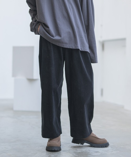 CASPER JOHN（キャスパージョン）の「コーデュロイワイドテーパードパンツ（その他パンツ・メンズ・ブラウン/ベージュ/ブラック・マルチサイズ）」の13枚目の写真