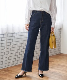 ROPE' PICNIC | デニム裾フリンジパンツ(デニムパンツ)