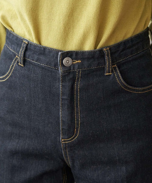 ROPE' PICNIC（ロペピクニック）の「デニム裾フリンジパンツ（デニムパンツ・レディース・ブラック/ネイビー・36/38/40）」の8枚目の写真