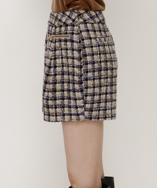 REDYAZEL（レディアゼル）の「ツィードショートパンツ（その他パンツ・レディース・オフホワイト/ブルー/ブラック/ネイビー・SMALL/MEDIUM）」の17枚目の写真