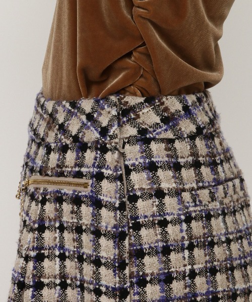 REDYAZEL（レディアゼル）の「ツィードショートパンツ（その他パンツ・レディース・オフホワイト/ブルー/ブラック/ネイビー・SMALL/MEDIUM）」の20枚目の写真