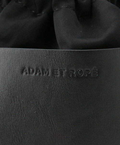 ADAM ET ROPE'(アダムエロペ)の「<追加>ナイロン巾着ミニポシェット(ショルダーバッグ・レディース・ブラック・FREE)」の12枚目の写真
