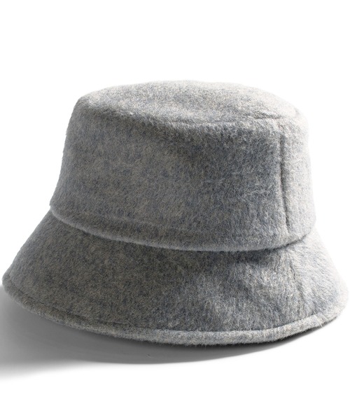 QUEENHEAD(クイーンヘッド)の「シャギーバケットハット(ハット・レディース・グレー/ラベンダー/ベージュ/チャコール・FREE)」の6枚目の写真