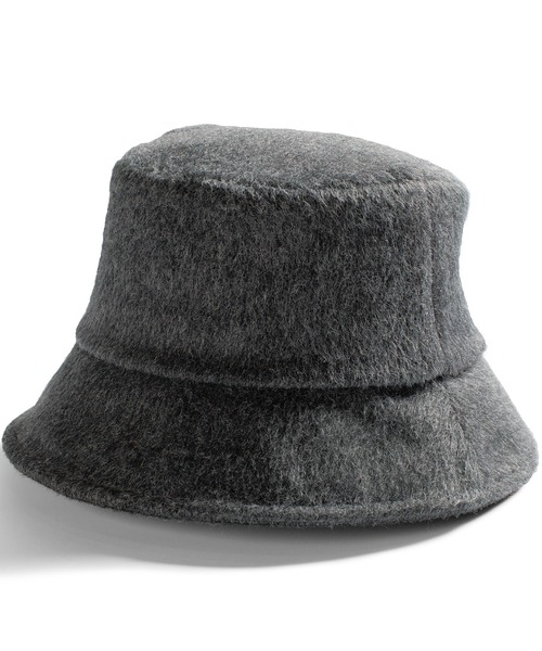 QUEENHEAD(クイーンヘッド)の「シャギーバケットハット(ハット・レディース・グレー/ラベンダー/ベージュ/チャコール・FREE)」の7枚目の写真