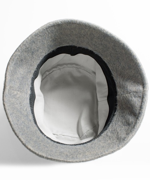 QUEENHEAD(クイーンヘッド)の「シャギーバケットハット(ハット・レディース・グレー/ラベンダー/ベージュ/チャコール・FREE)」の10枚目の写真