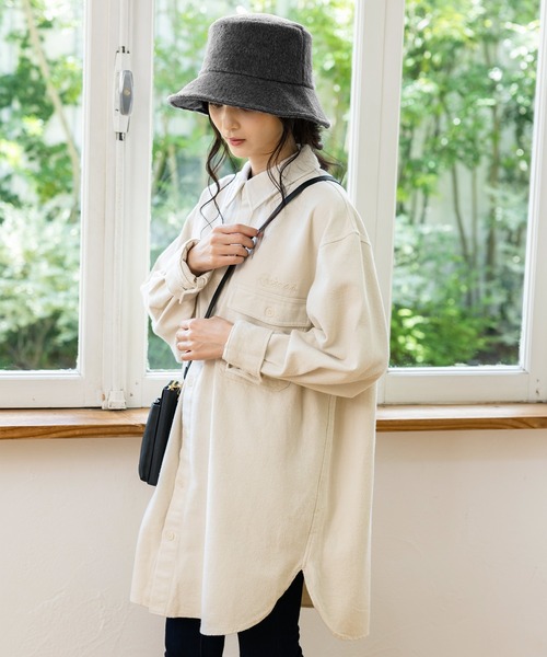 QUEENHEAD(クイーンヘッド)の「シャギーバケットハット(ハット・レディース・グレー/ラベンダー/ベージュ/チャコール・FREE)」の11枚目の写真