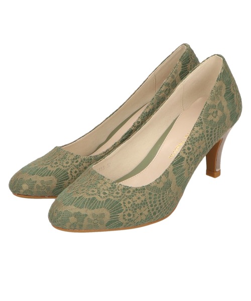 ORiental TRaffic(オリエンタルトラフィック)の「ラウンドトゥヒールパンプス/12313(パンプス・レディース・グリーン/ゴールド/ブラック/ネイビー・39/40/41/34/35/38/42/37/36/33/43)」の15枚目の写真