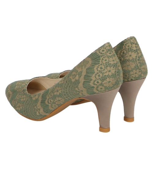 ORiental TRaffic(オリエンタルトラフィック)の「ラウンドトゥヒールパンプス/12313(パンプス・レディース・グリーン/ゴールド/ブラック/ネイビー・39/40/41/34/35/38/42/37/36/33/43)」の16枚目の写真