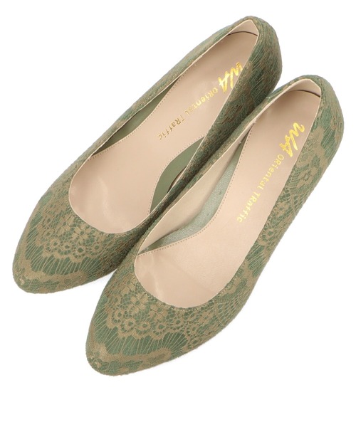 ORiental TRaffic(オリエンタルトラフィック)の「ラウンドトゥヒールパンプス/12313(パンプス・レディース・グリーン/ゴールド/ブラック/ネイビー・39/40/41/34/35/38/42/37/36/33/43)」の17枚目の写真