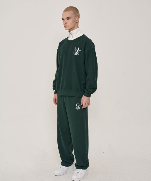 OY（オーワイ）の「『OY/オーワイ』REVERSE ZIPPER POLA MTM/ リバース ジッパーポーラ スウェットシャツ プルーオーバー（スウェット・メンズ・グリーン/ホワイト/ブラック・FREE）」の15枚目の写真