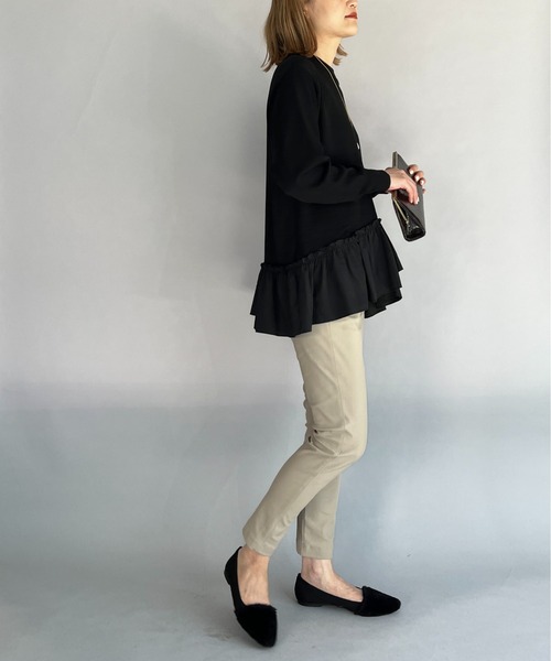 PICCIN（ピッチン）の「メリルハイテンションサーモストアパンツ（その他パンツ・レディース・チャコールグレー/ブラック/ベージュ・M）」の10枚目の写真