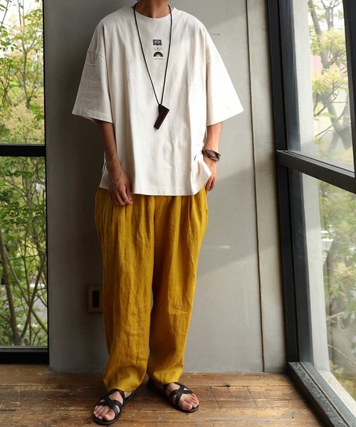 antiqua(アンティカ)の「【tree cafe】半袖Tシャツ(Tシャツ/カットソー・メンズ・ホワイト系その他・L/XL)」の2枚目の写真