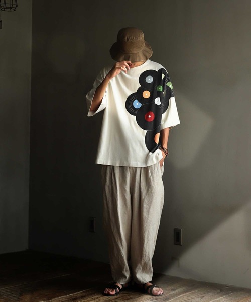 antiqua(アンティカ)の「【tree cafe】半袖Tシャツ(Tシャツ/カットソー・メンズ・ホワイト系その他・L/XL)」の9枚目の写真