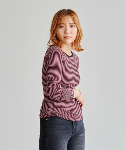 MILLER(ミラー)の「【WEB限定】Millerカップ付ロンT(Tシャツ/カットソー・レディース・レッド/オフホワイト/ブルー/グリーン・FREE)」の4枚目の写真
