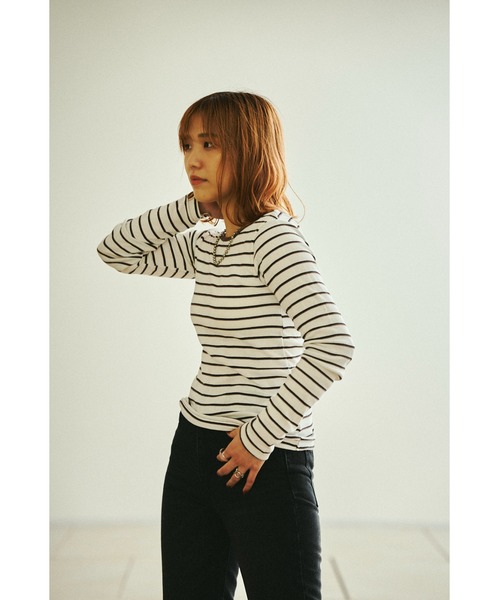 MILLER(ミラー)の「【WEB限定】Millerカップ付ロンT(Tシャツ/カットソー・レディース・レッド/オフホワイト/ブルー/グリーン・FREE)」の7枚目の写真