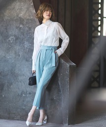 RUIRUE BOUTIQUE（ルイルエブティック）の「洗えるシークレットゴムテーパード美脚パンツ（その他パンツ・レディース）」