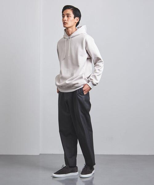 UNITED ARROWS(ユナイテッドアローズ)の「<UNITED ARROWS> T/C スウェット パーカ(パーカー・メンズ・オフホワイト/ダークブラウン/ダークグレー・S/M/L/XL)」の6枚目の写真