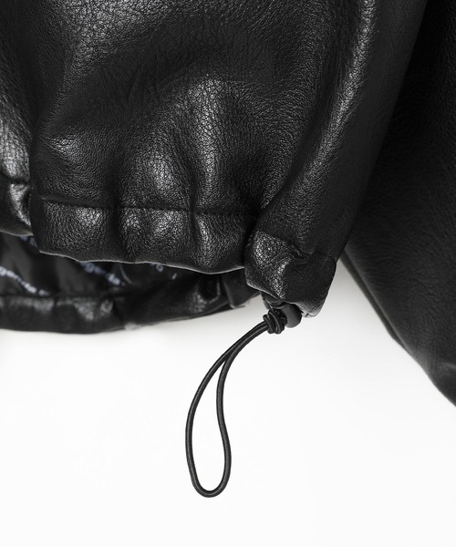 LEGENDA(レジェンダ)の「Heavy Neo Leather Blouson(ヘビーネオレザーブルゾン) **(その他アウター・レディース・ブラック・FREE)」の4枚目の写真