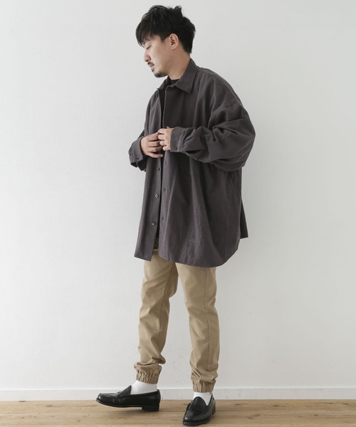 ARMY TWILL（アーミーツイル）の「ARMY TWILL　Cotton Slab BigShirts（シャツ/ブラウス・メンズ・オフホワイト/チャコールグレー/ブラウン・MEDIUM/LARGE）」の20枚目の写真