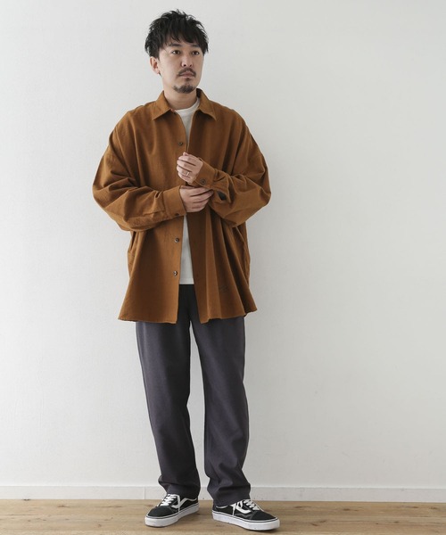 ARMY TWILL（アーミーツイル）の「ARMY TWILL　Cotton Slab BigShirts（シャツ/ブラウス・メンズ・オフホワイト/チャコールグレー/ブラウン・MEDIUM/LARGE）」の21枚目の写真