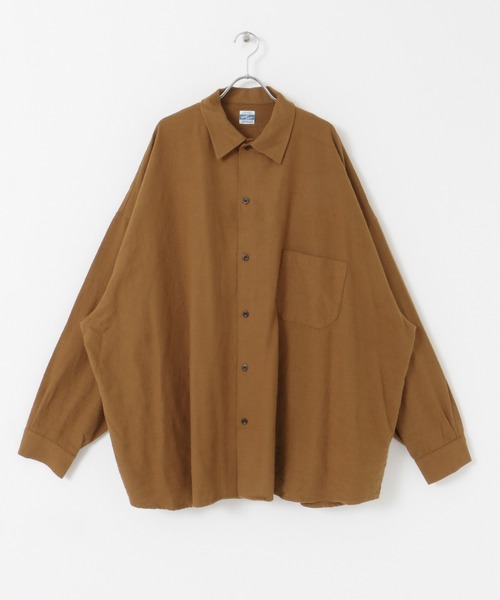ARMY TWILL（アーミーツイル）の「ARMY TWILL　Cotton Slab BigShirts（シャツ/ブラウス・メンズ・オフホワイト/チャコールグレー/ブラウン・MEDIUM/LARGE）」の7枚目の写真