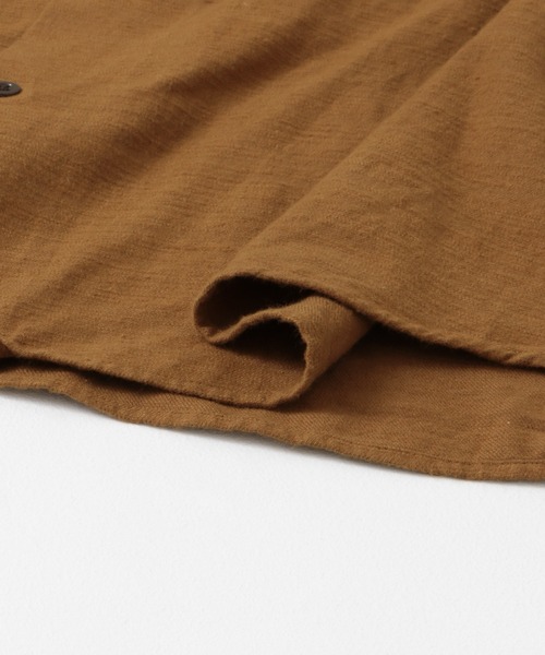 ARMY TWILL（アーミーツイル）の「ARMY TWILL　Cotton Slab BigShirts（シャツ/ブラウス・メンズ・オフホワイト/チャコールグレー/ブラウン・MEDIUM/LARGE）」の9枚目の写真