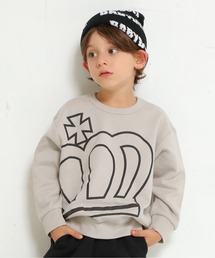 BABYDOLL（ベビードール）の「王冠 トレーナー 5751K (ボトム別売)（スウェット・キッズ）」