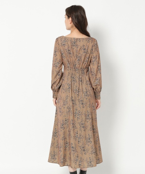 mysty woman（ミスティウーマン）の「スタイルアップフラワーワンピ 256810（ワンピース・レディース・ブラック/アイボリー/モカ/ピンク系・FREE）」の11枚目の写真