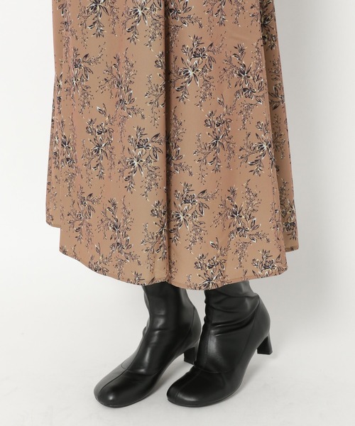 mysty woman（ミスティウーマン）の「スタイルアップフラワーワンピ 256810（ワンピース・レディース・ブラック/アイボリー/モカ/ピンク系・FREE）」の15枚目の写真