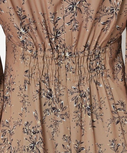 mysty woman（ミスティウーマン）の「スタイルアップフラワーワンピ 256810（ワンピース・レディース・ブラック/アイボリー/モカ/ピンク系・FREE）」の17枚目の写真